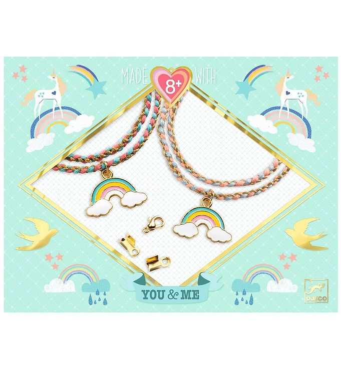 Djeco Smykkesæt - Rainbow Kumihimo Djeco Smykkesæt - Rainbow Kumihimo