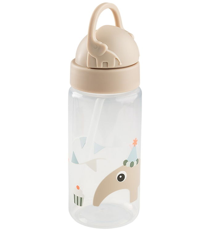 Done by Deer Drikkedunk m. Sugerør - 350 ml - Celebration Sand Done by Deer Drikkedunk m. Sugerør - 350 ml - Celebration Sand
