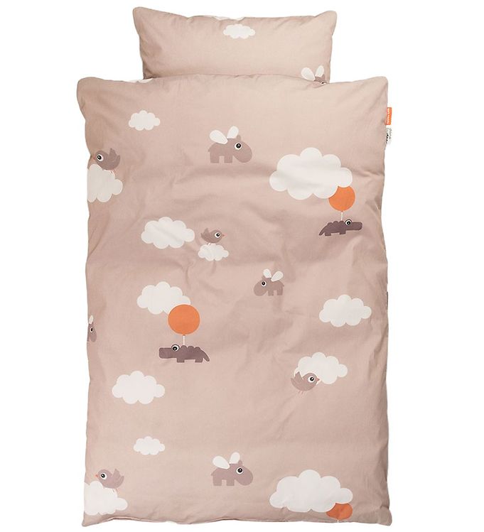 Done by Deer Sengetøj - Baby - Happy Clouds - Powder Done by Deer Sengetøj - Baby - Happy Clouds - Powder