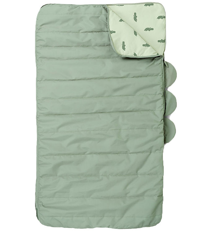 Done by Deer Sovepose - Quilt - Slumber Bag - Croco Green Done by Deer Sovepose - Quilt - Slumber Bag - Croco Green