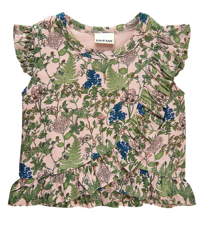 En Fant T-shirt - Cameo Rose m. Blomster En Fant T-shirt - Cameo Rose m. Blomster