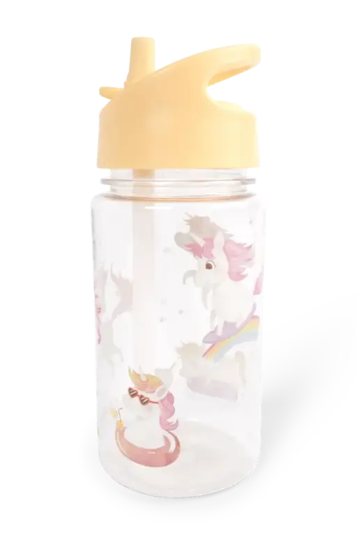 Filibabba Drikkedunk I Plast 400 ml - Unicorn Shores