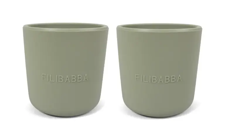Filibabba Silikone kop 2-pak - Green