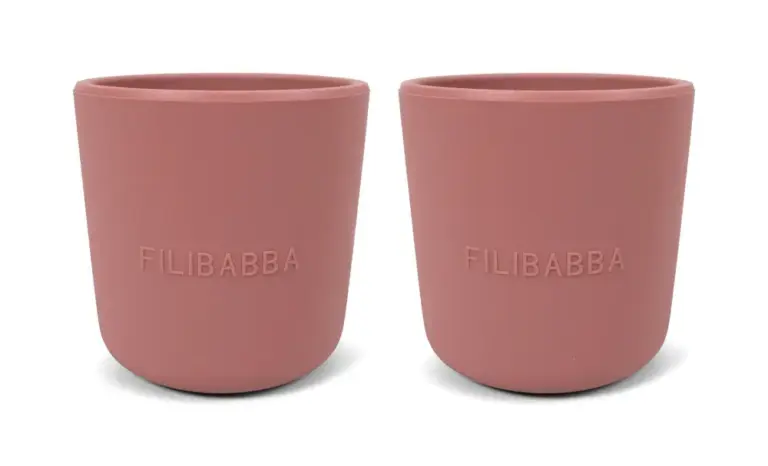 Filibabba Silikone kop 2-pak - Rose