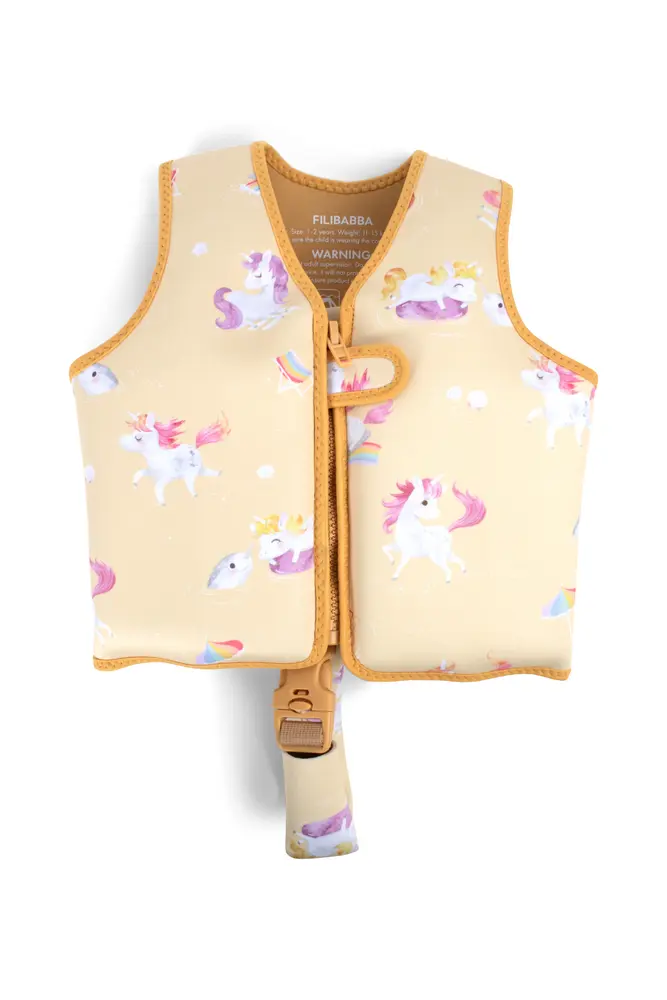 Filibabba Svømmevest - Yellow - 3-4 ÅR