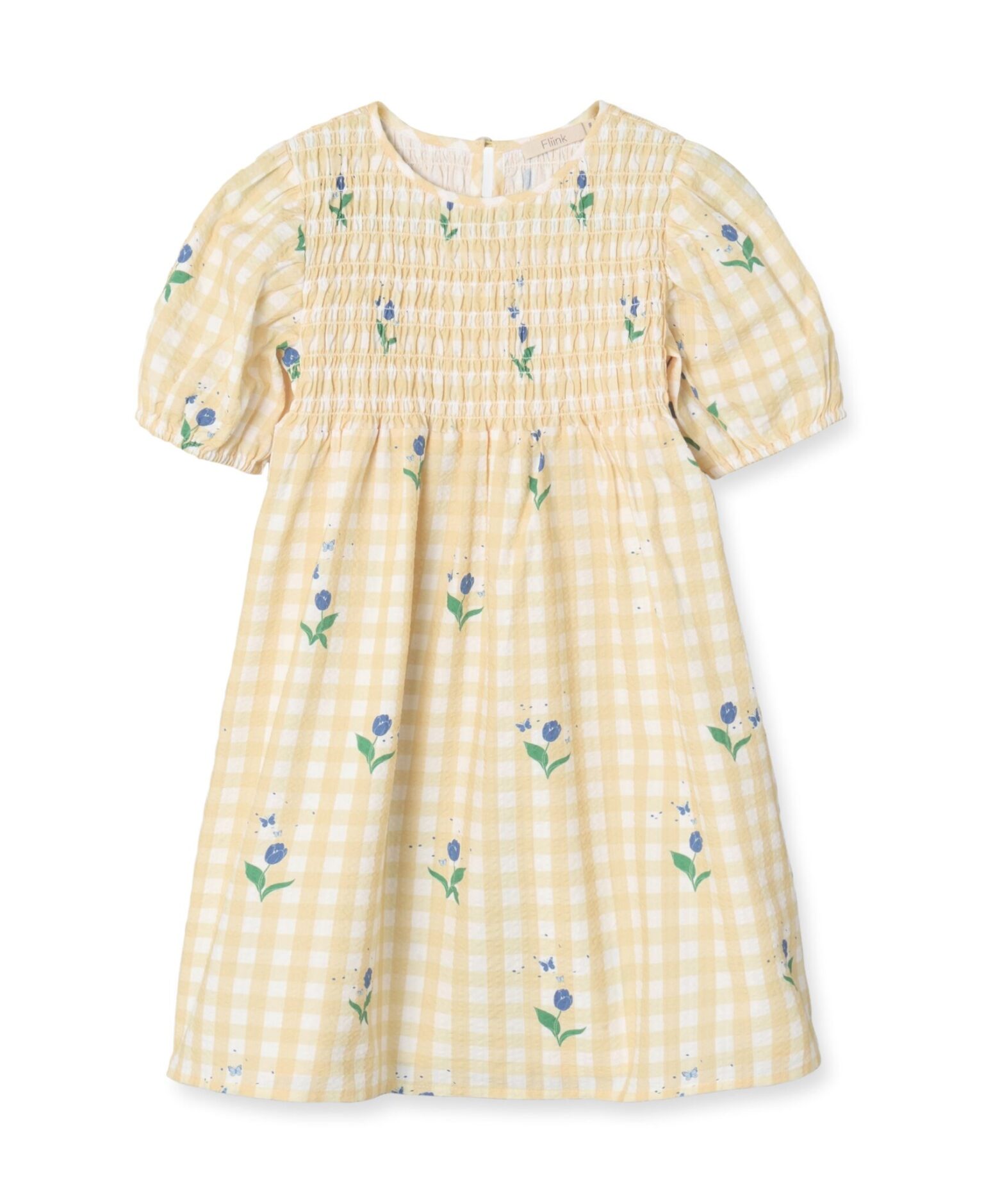 Fliink Agnes Flower Dress - Sunlight Flower - 86 cm