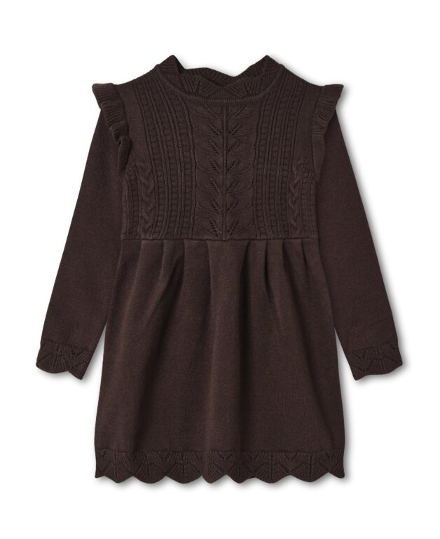 Fliink Alilly Dress - Coffee Bean - 86 cm