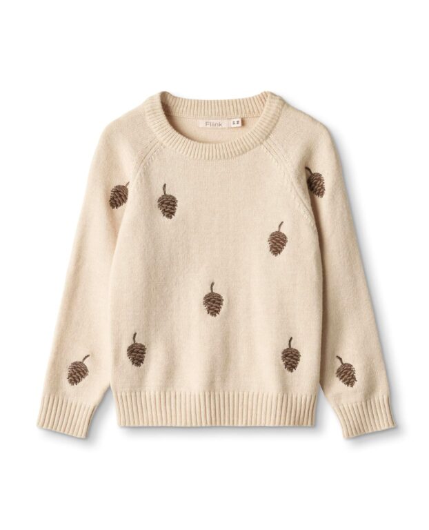 Fliink Benna Cone Pullover - Sandshell - 80 cm