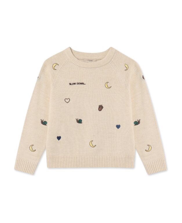 Fliink Benna Icon Pullover - Sandshell - 80 cm