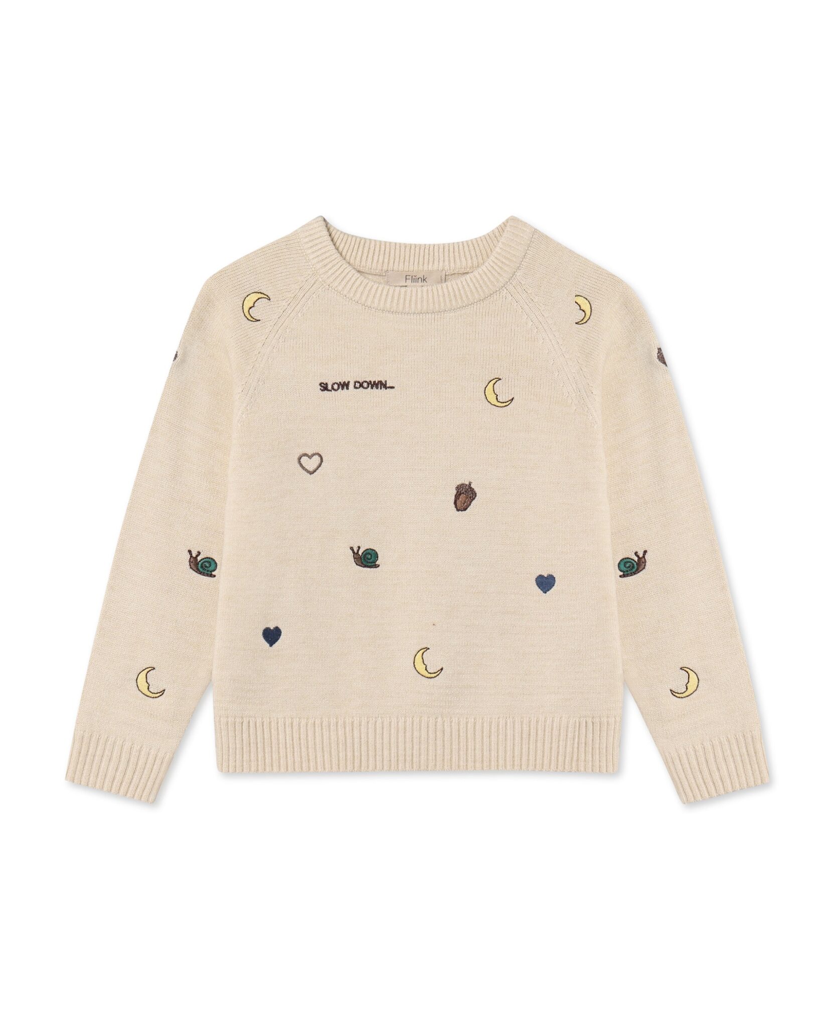 Fliink Benna Icon Pullover - Sandshell - 80 cm