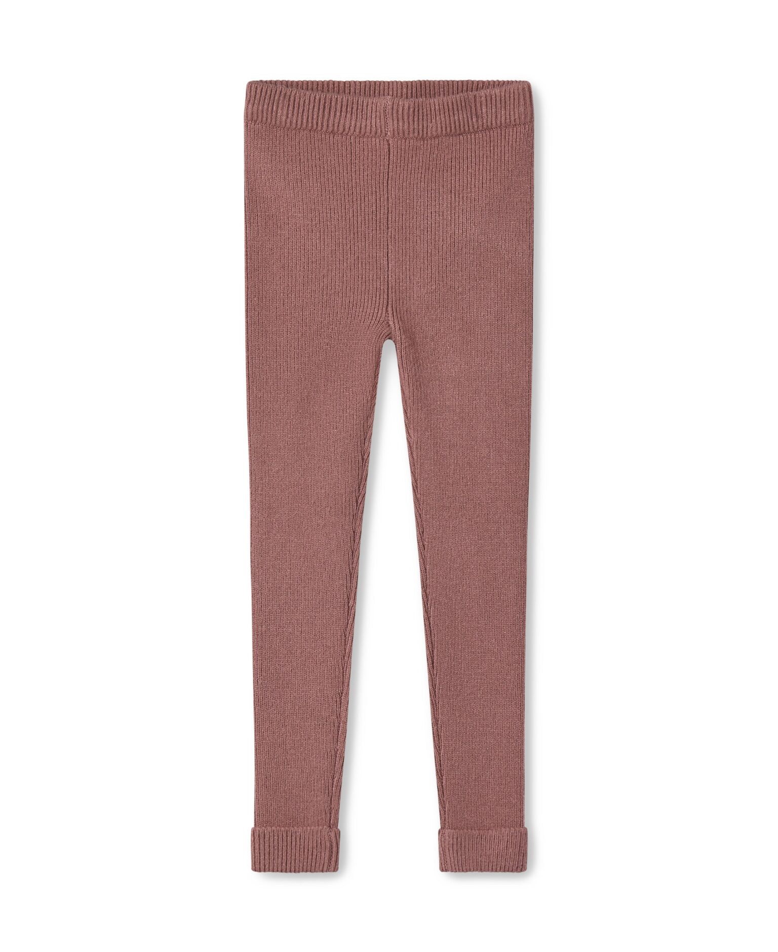 Fliink Benna Rib Leggings - Ash Rose - 86 cm