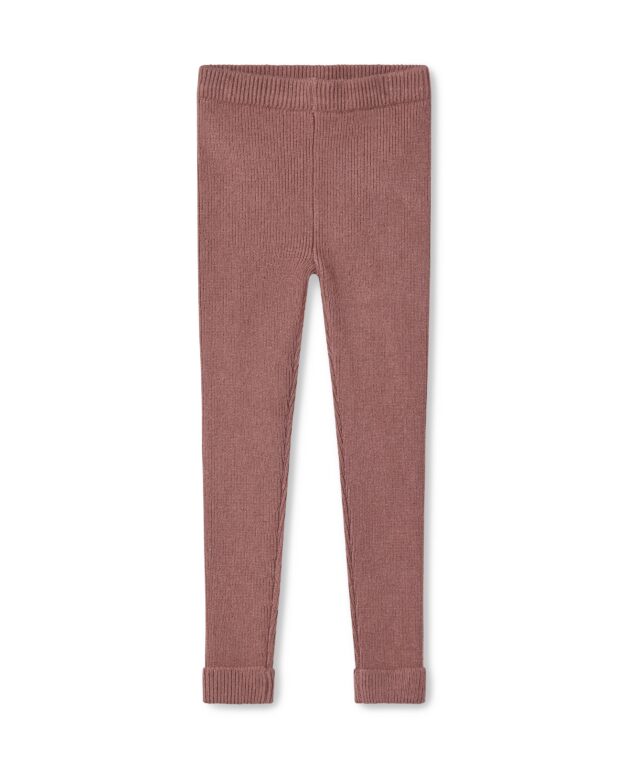Fliink Benna Rib Leggings - Ash Rose - 86 cm