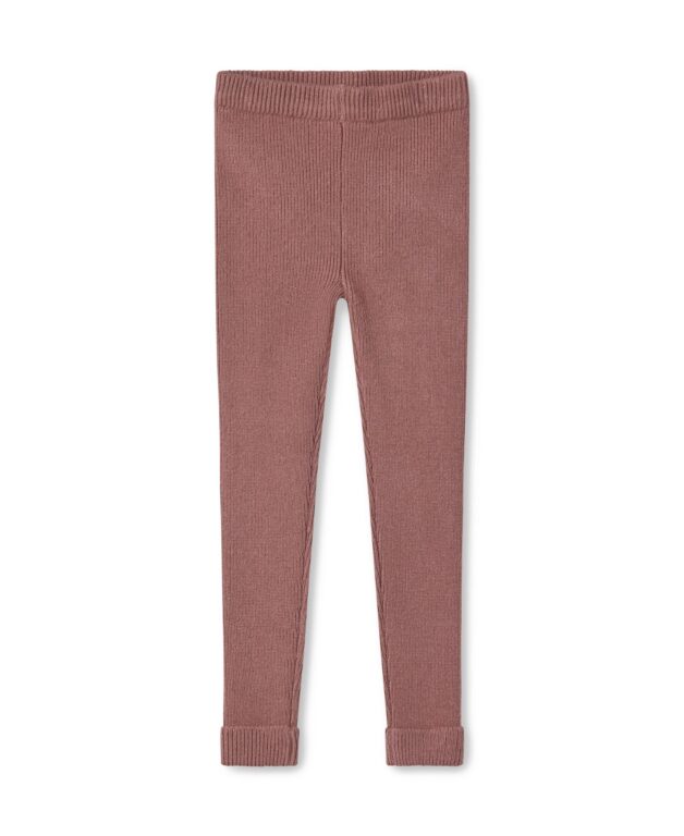 Fliink Benna Rib Leggings - Ash Rose - 86 cm