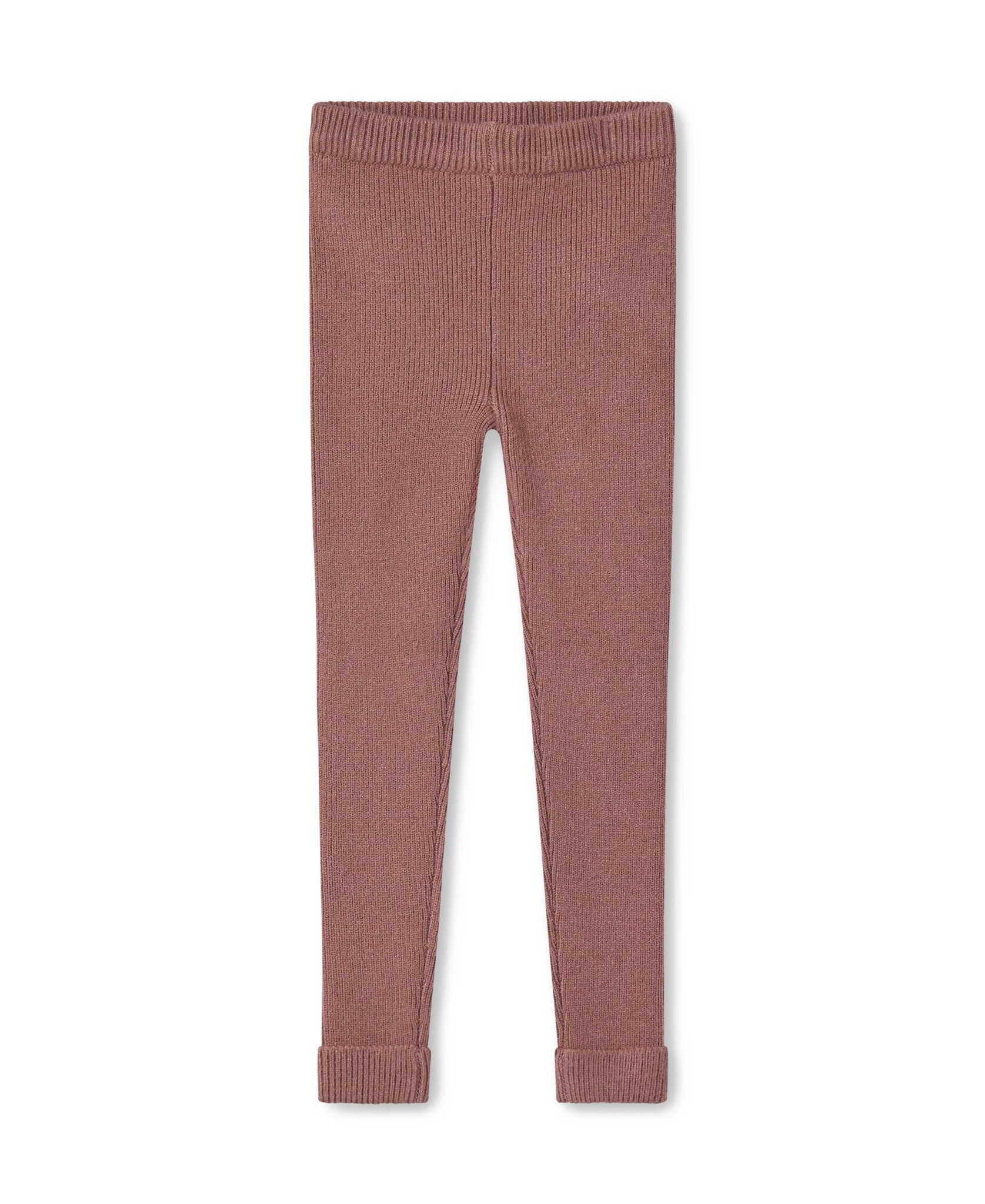 Fliink Benna Rib Leggings - Ash Rose - 86 cm