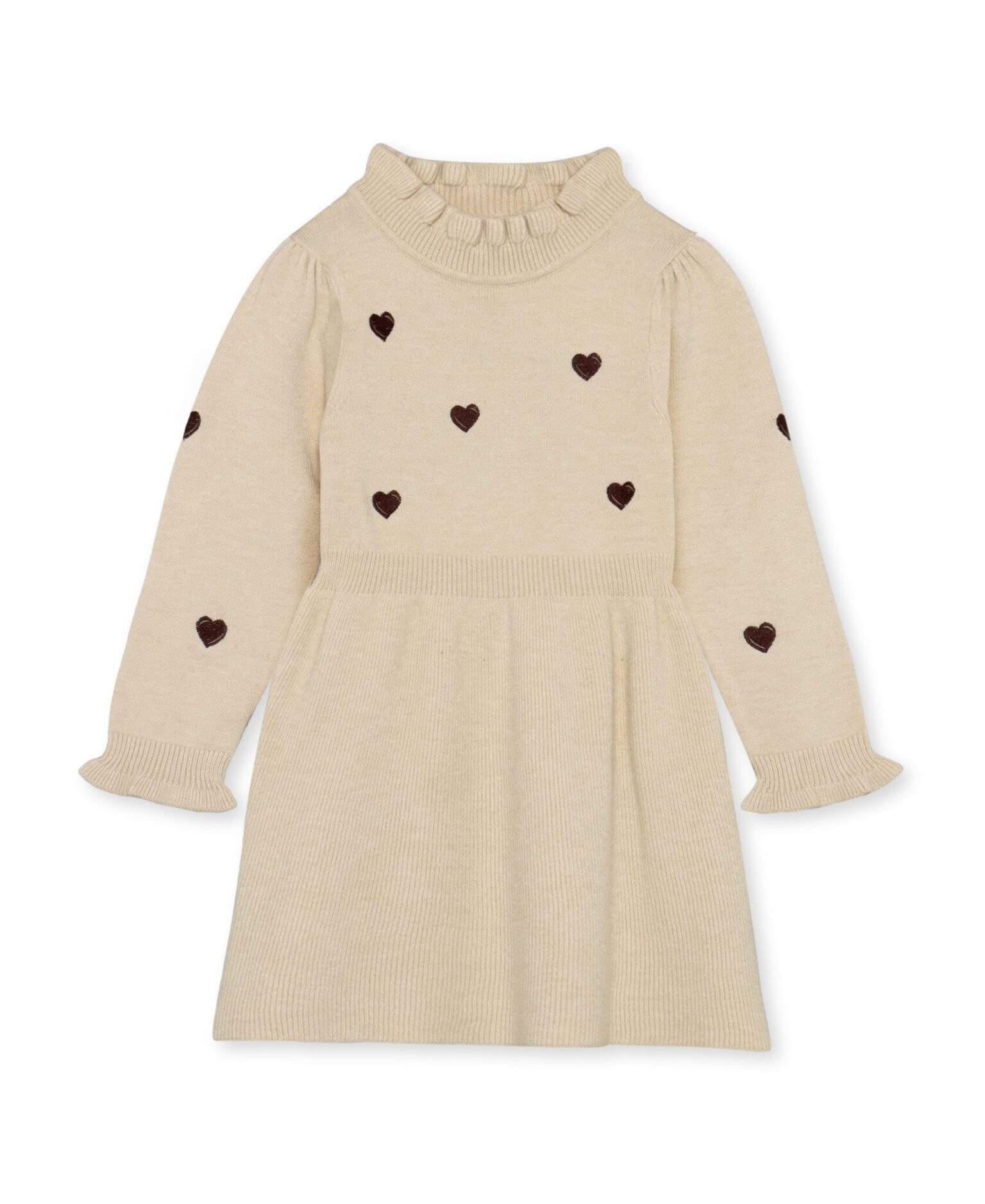 Fliink Benna Winter Dress - Sandshell - 80 cm