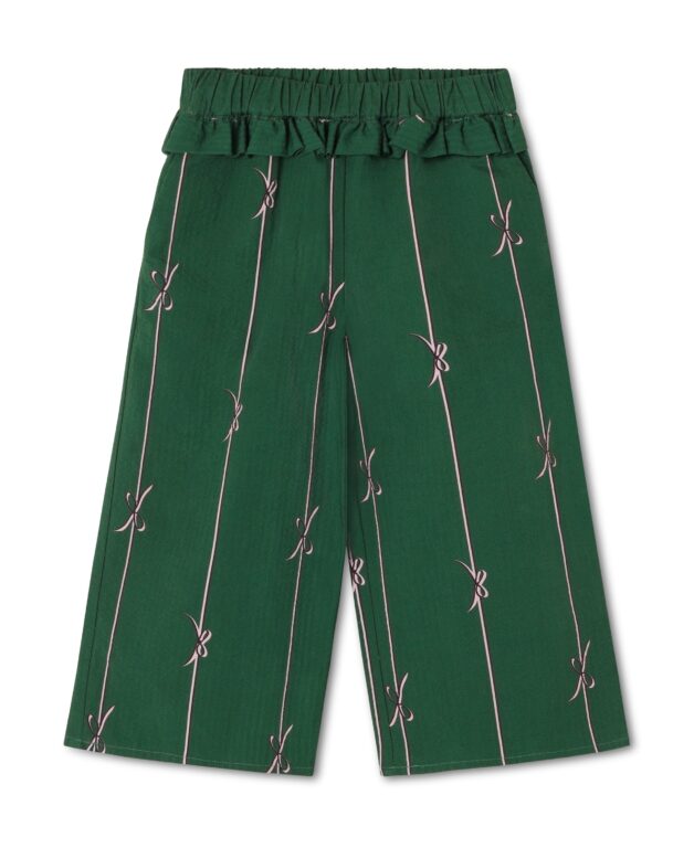 Fliink Bowie Pant - Hunter Green Bow - 86 cm