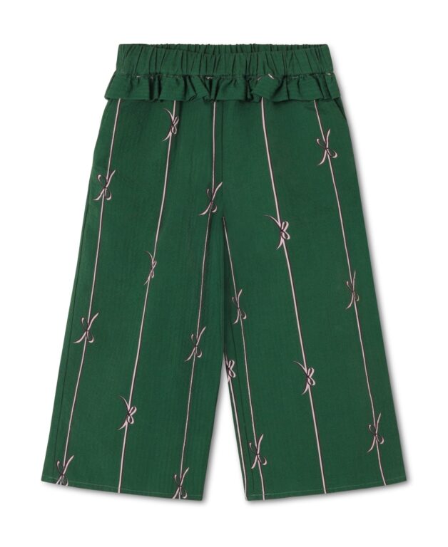 Fliink Bowie Pant - Hunter Green Bow - 86 cm