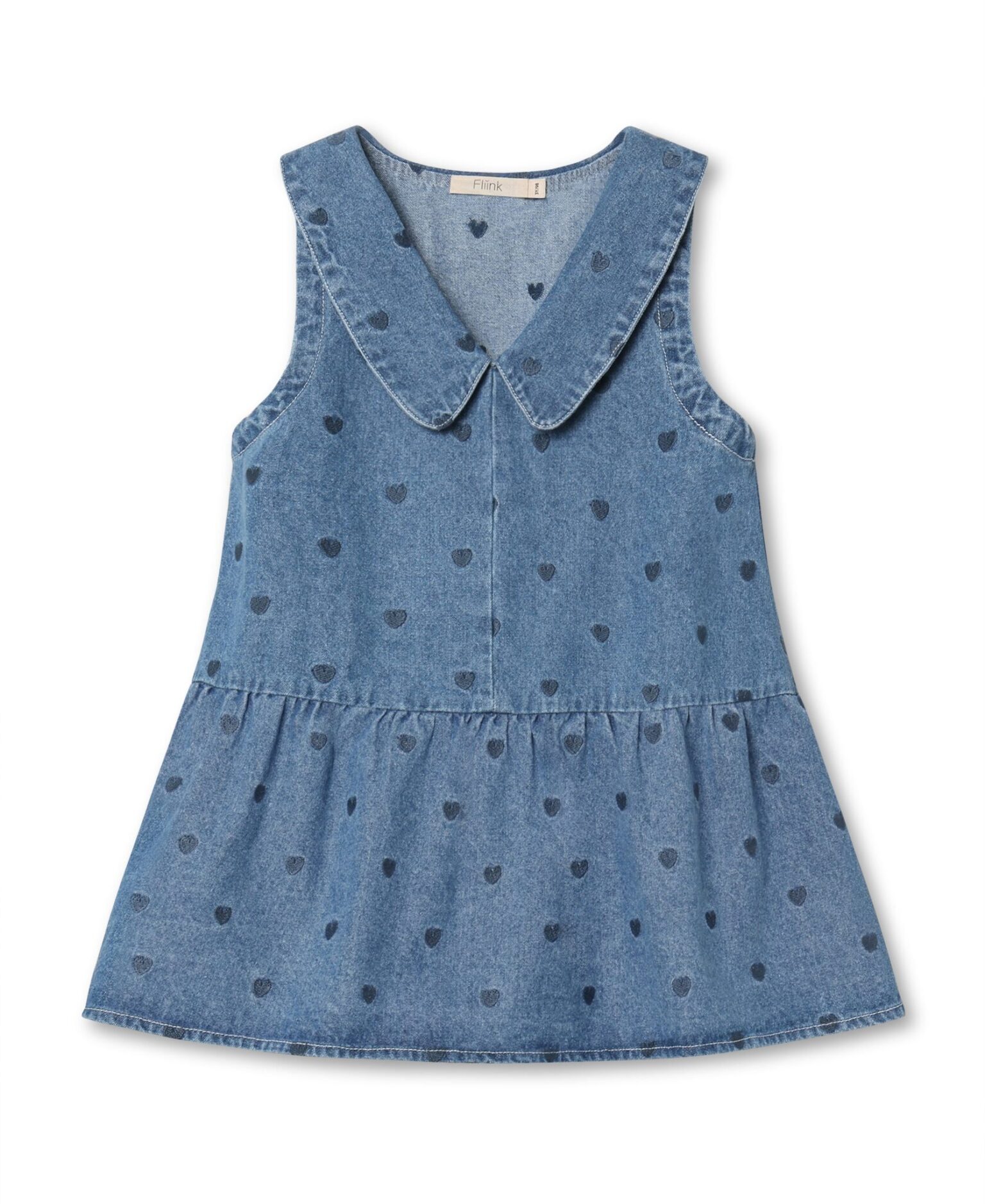 Fliink Donna Denim Spencer Dress - Light Denim Blue - 86 cm