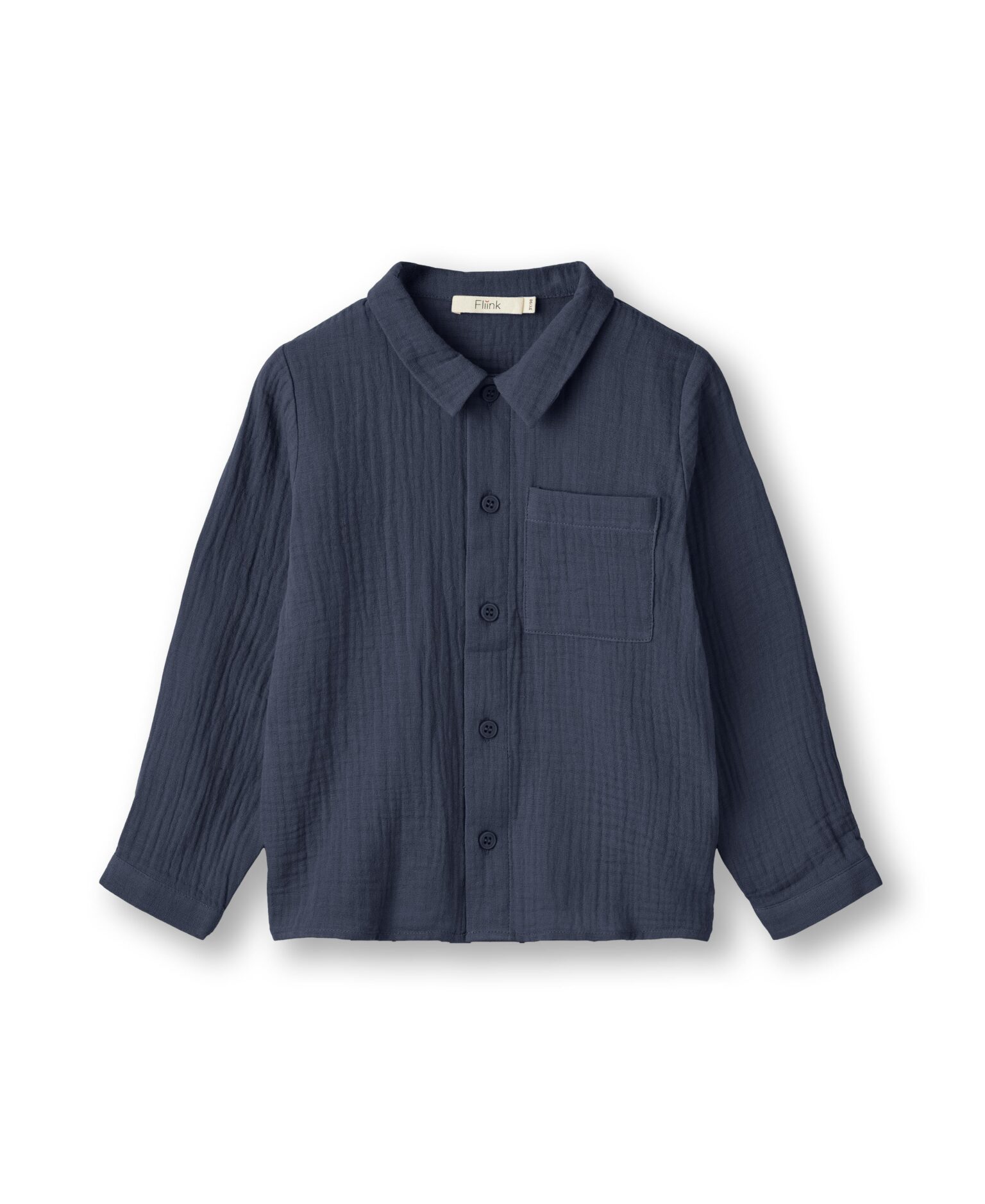 Fliink Elmo Ls Shirt - Insignia Blue - 86 cm