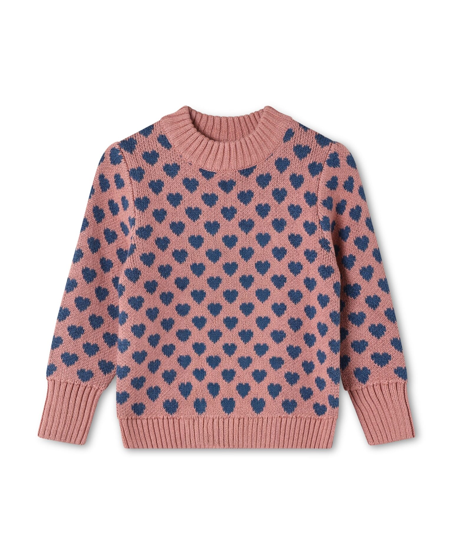 Fliink Janie Heart Pullover - Ash Rose - 92 cm Fliink Janie Heart Pullover - Ash Rose - 92 cm