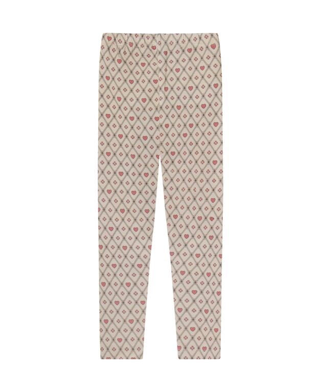 Fliink Kelly Heart Leggings - Sandshell - 86 cm