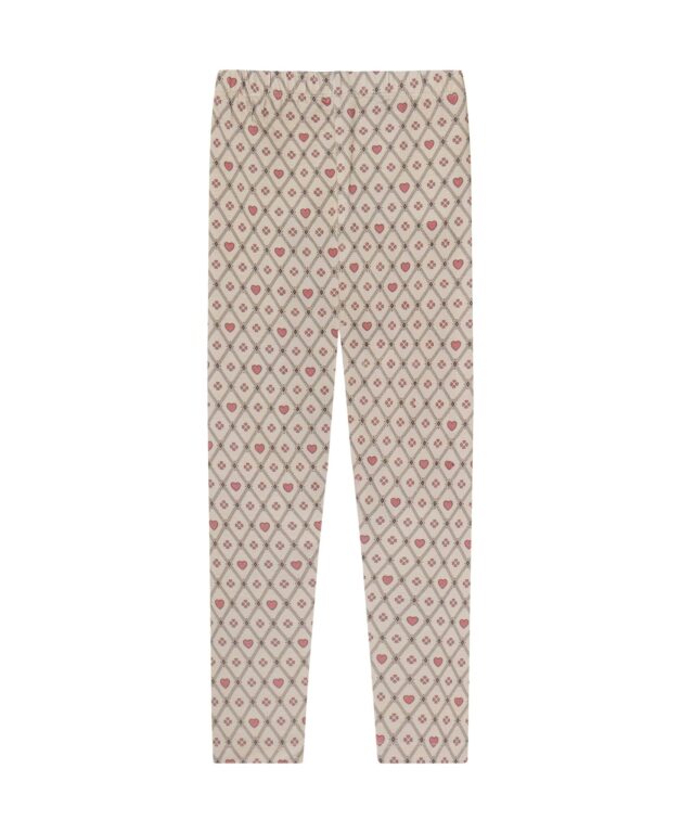 Fliink Kelly Heart Leggings - Sandshell - 86 cm