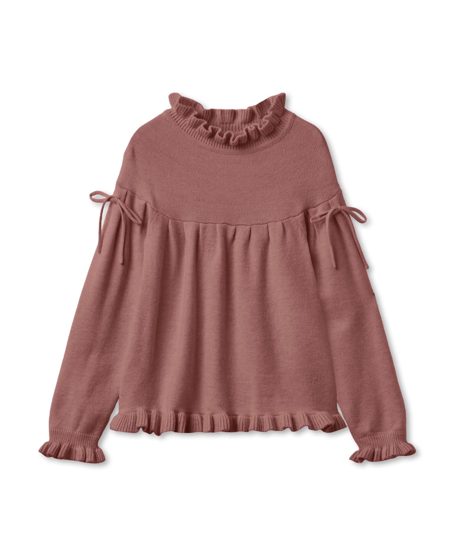Fliink Kino LS Knit Blouse - Ash Rose - 86 cm
