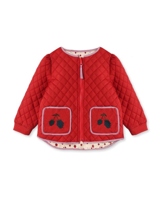 Fliink Kota Berry Jacket - Pompeian Red - 80 cm