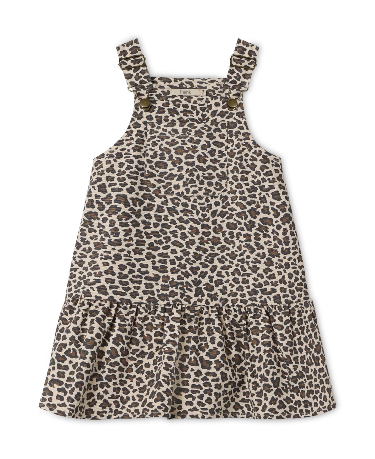 Fliink Leo Spencer Dress - Pine Bark - 86 cm