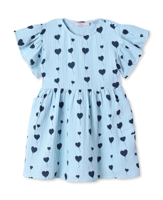 Fliink Love SS Dress - Dream Blue - 86 cm