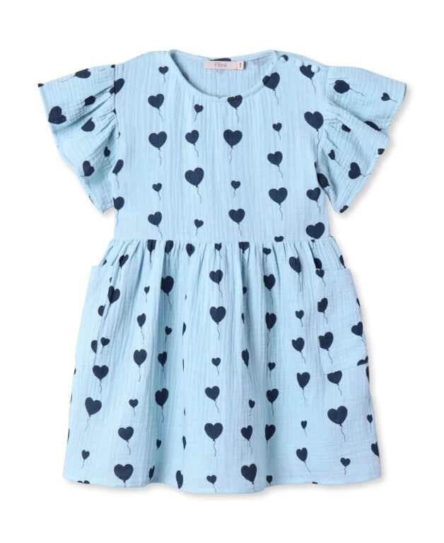 Fliink Love SS Dress - Dream Blue - 86 cm