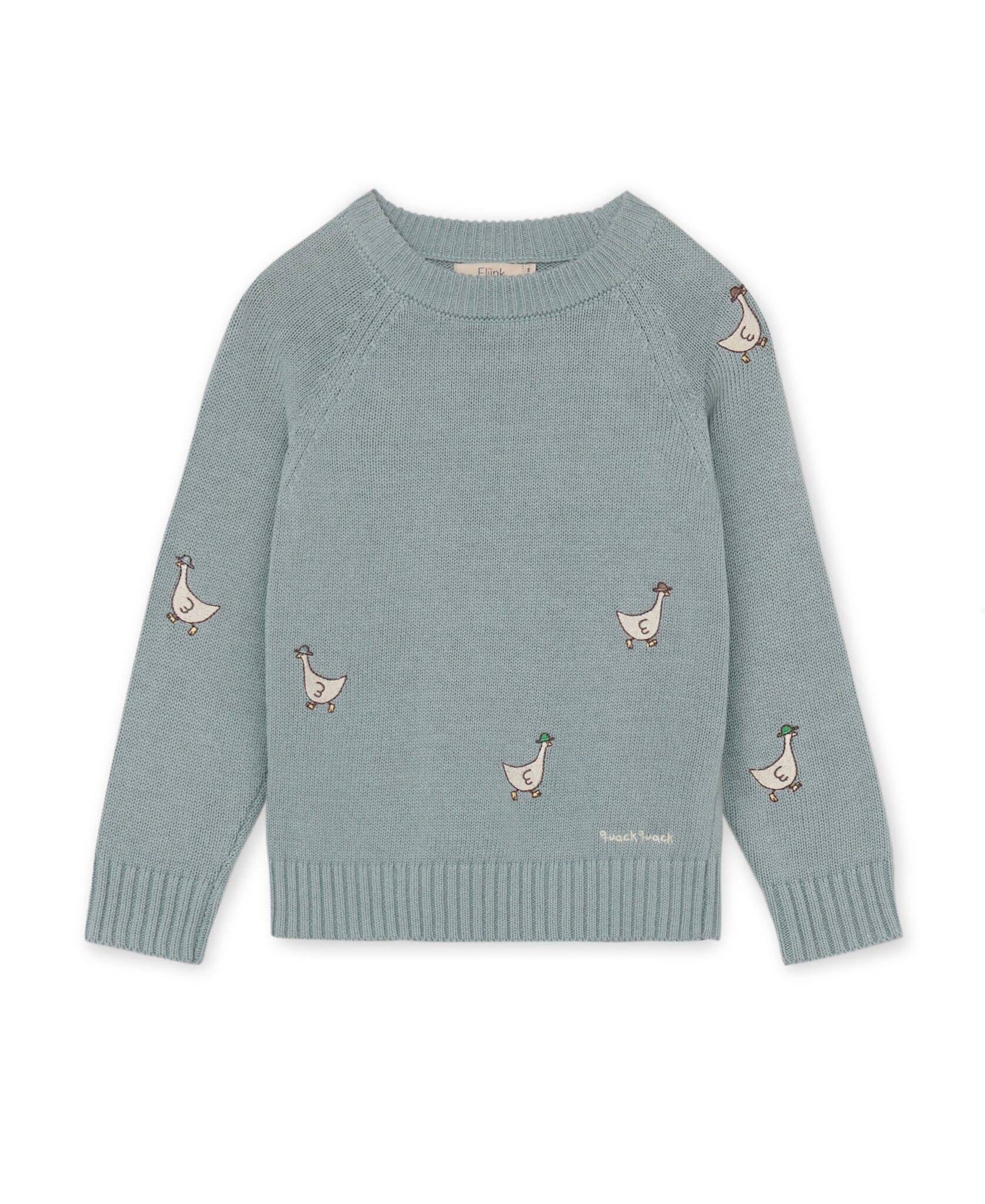Fliink Mahdi Knit Pullover - Slate - 80 cm