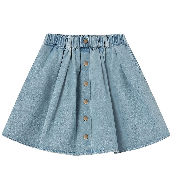 Fliink Nederdel - Don - Light Denim Blue Fliink Nederdel - Don - Light Denim Blue