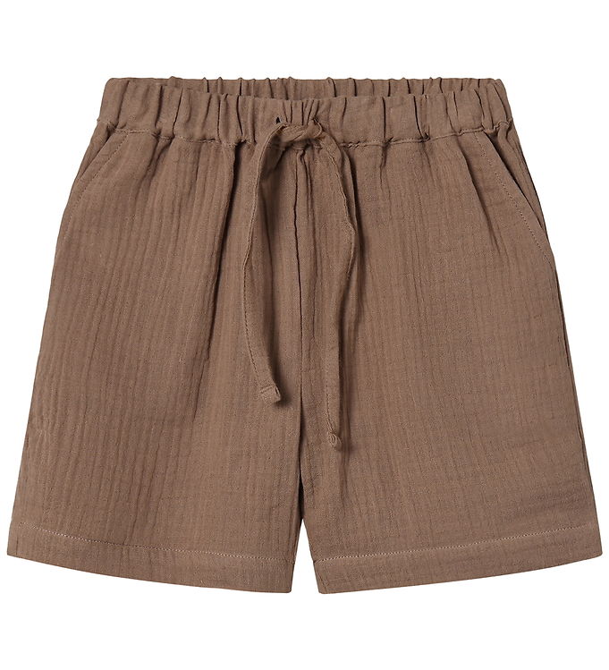 Fliink Shorts - Musselin - Cha Cha - Pine Bark
