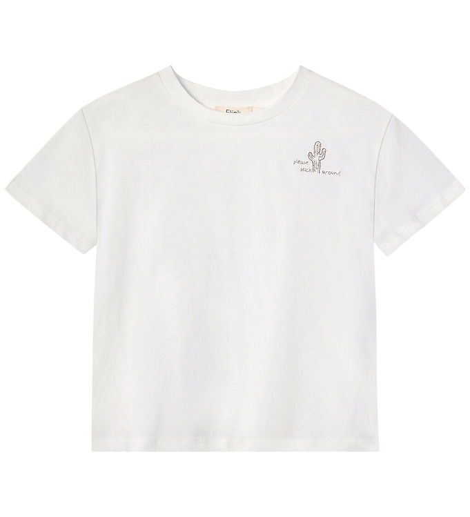 Fliink T-shirt - Sommer Cactus - Cloud Dancer Fliink T-shirt - Sommer Cactus - Cloud Dancer