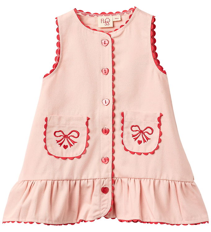 Flöss Kjole - Denim - Elina - Soft Rose Flöss Kjole - Denim - Elina - Soft Rose