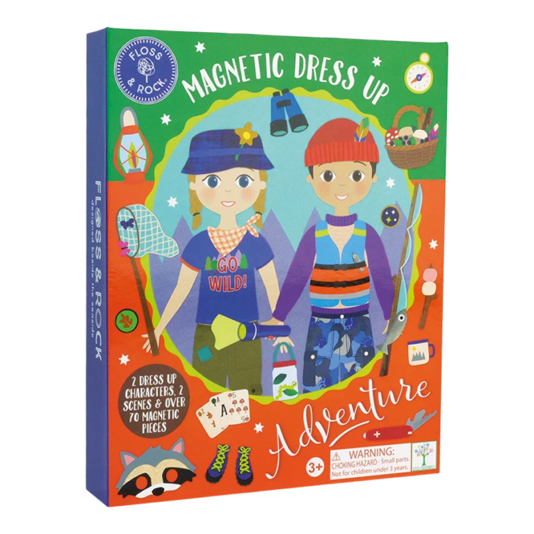 Floss & Rock - Magnetisk Påklædnings Figur - Adventure Floss & Rock - Magnetisk Påklædnings Figur - Adventure