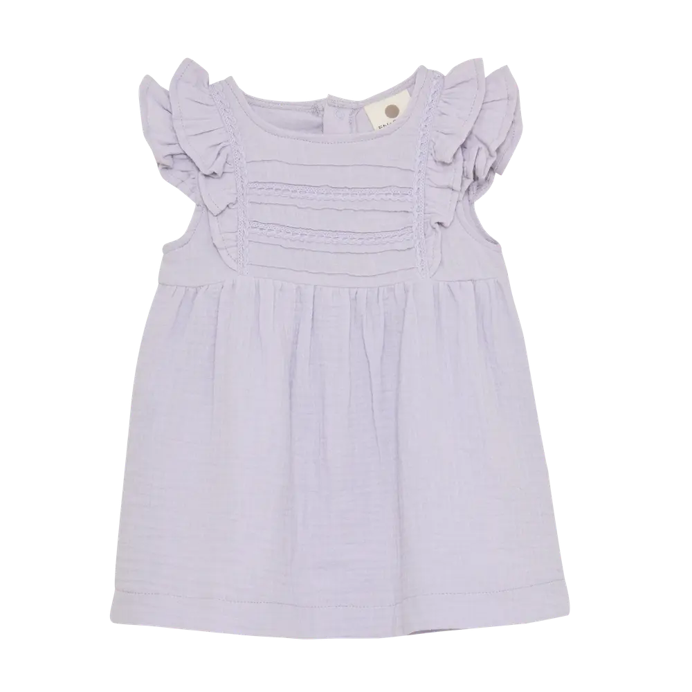 Kjole Muslin - Purple Heather - 56 Kjole Muslin - Purple Heather - 56
