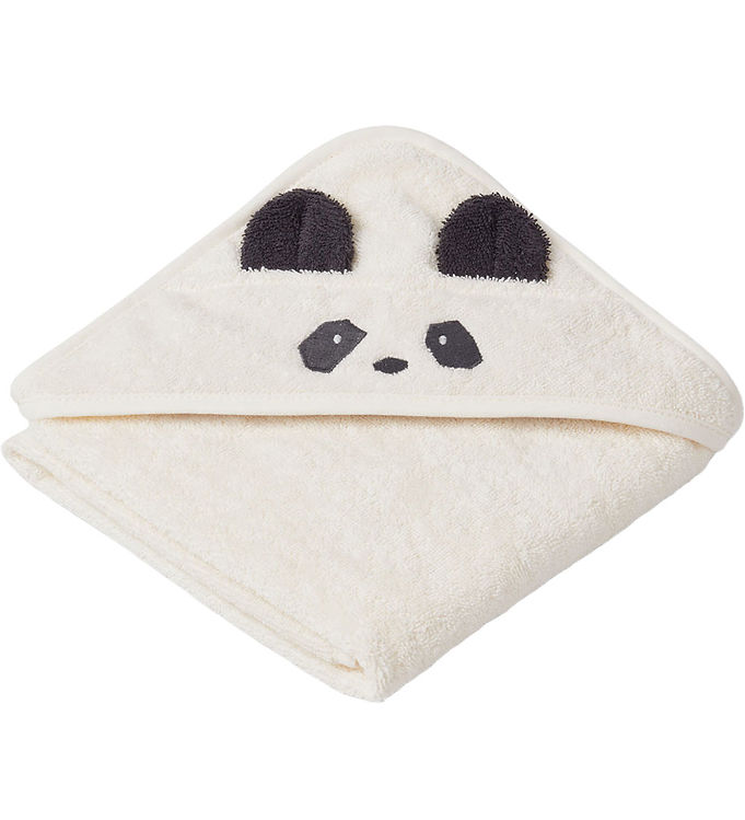 Liewood Babyhåndklæde - 70x70 cm - Albert - Panda Creme De