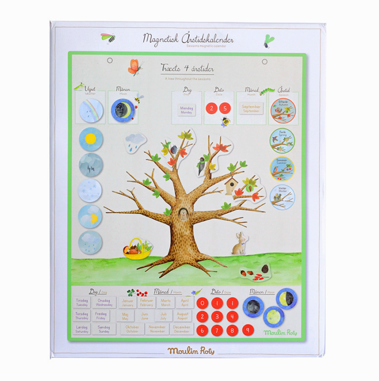 Magnetisk kalender - Årets gang