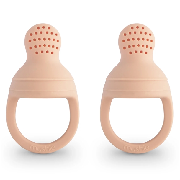 Mushie Food Feeder Blush 2-pak