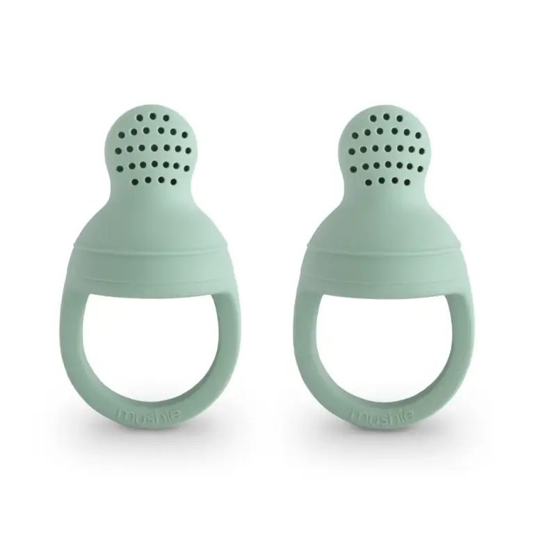 Mushie Frugtsut 2-Pak - Cambridge Blue