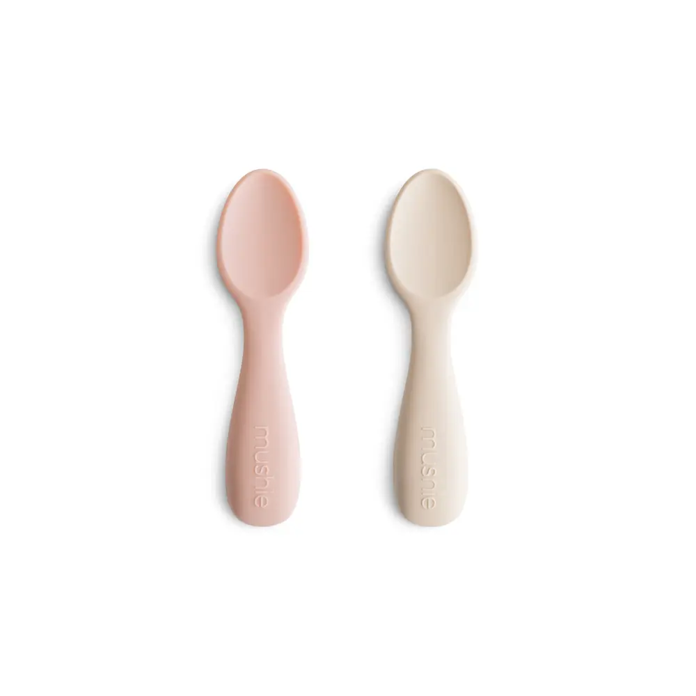 Mushie Korte Babyskeer 2-Pak - Blush/Shifting Sand