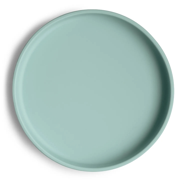 Mushie Tallerken med sugekop Classic Silikone Cambridge Blue