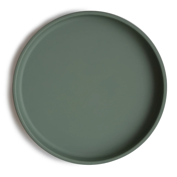 Mushie Tallerken med sugekop Classic Silikone Dried Thyme
