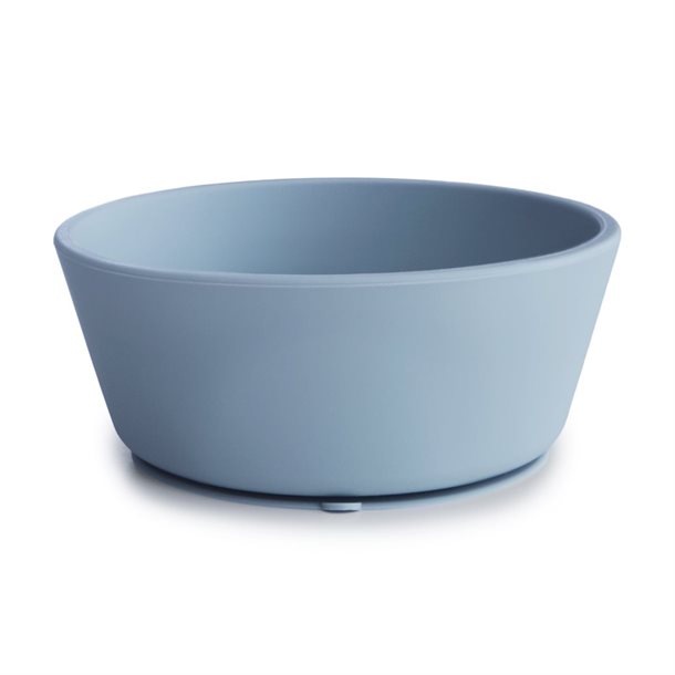 Mushie silikoneskål Powder Blue