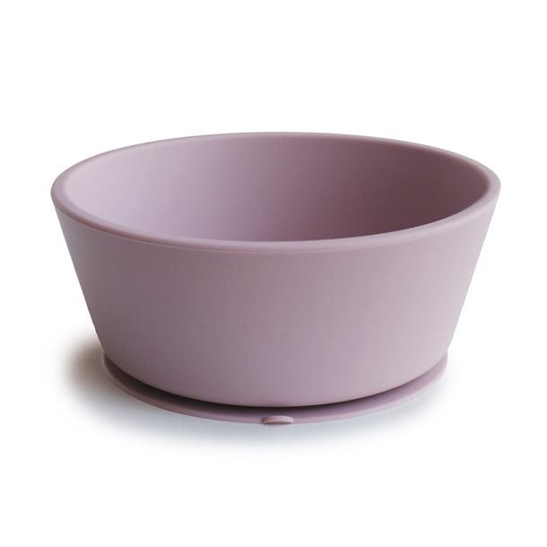 Mushie silikoneskål Soft Lilac