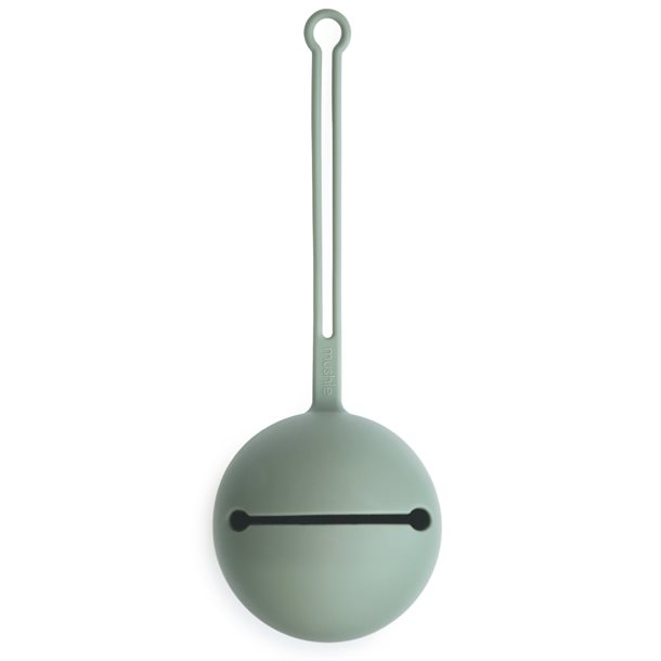 Mushie sutteholder Cambridge Blue