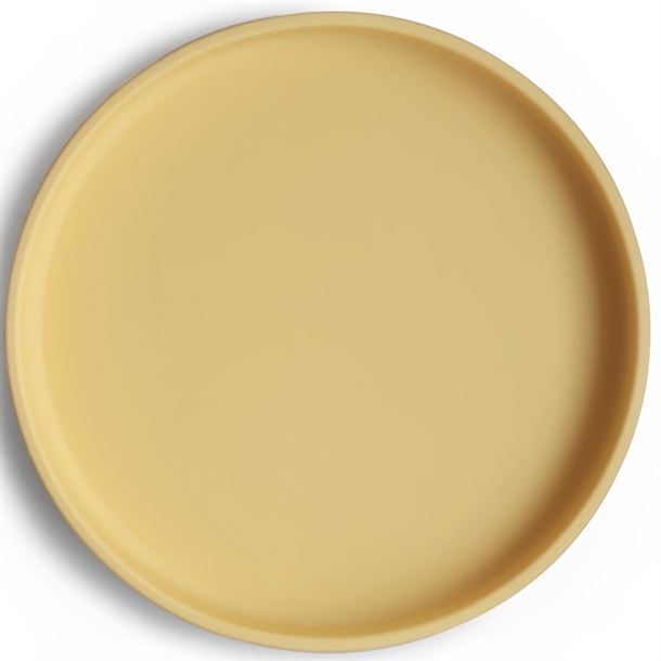 Mushie tallerken Med Sugekop Classic Silikone Daffodil