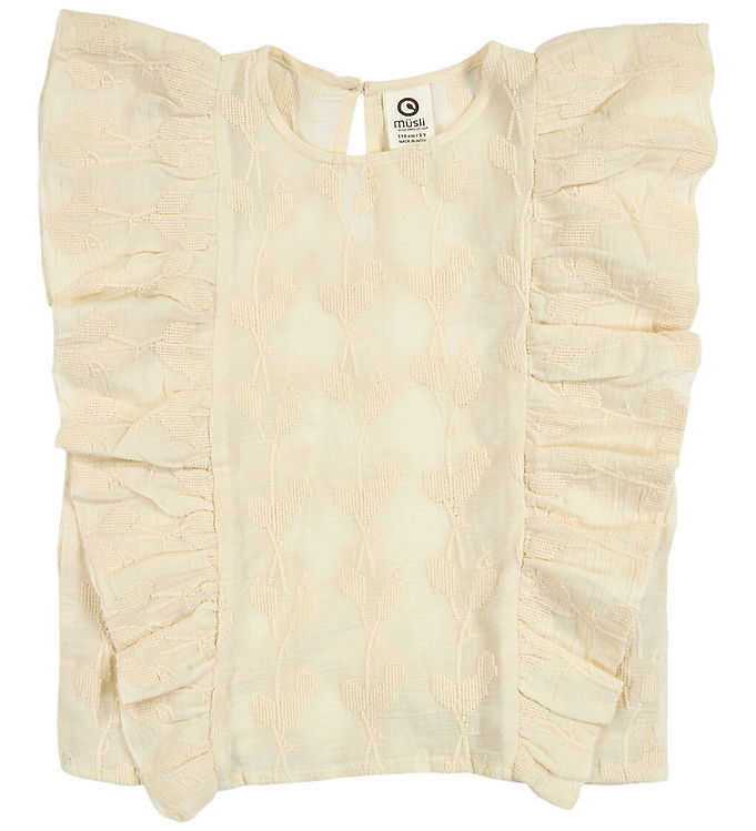 Müsli Bluse - Poetry Ruffle - Natural